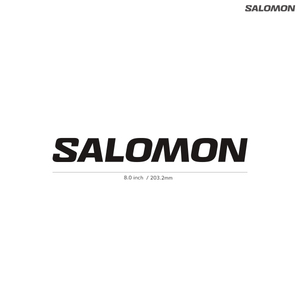 【SALOMON】サロモン★09★ダイカットステッカー★切抜きステッカー★8.0インチ★20.3cm