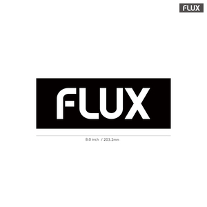 【FLUX】フラックス★30★ダイカットステッカー★切抜きステッカー★8.0インチ★20.3cm