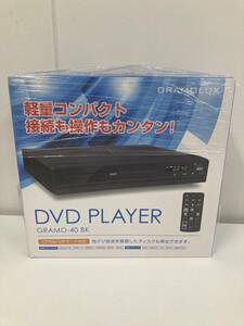 新品 未使用品 グラモラックス GRAMOLUX DVDプレーヤー GRAMO-40BK DVD プレーヤー