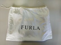 FURLA Fantasia ファンタジア トートバッグ レザー ピンクブラウン 白 黒_画像8