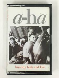 ■□S864 a-ha アーハ HUNTING HIGH AND LOW ハンティング・ハイ・アンド・ロウ カセットテープ□■