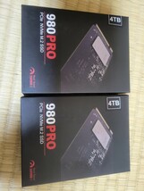980 PRO 4TB PCIe Gen 4.0 x4 NVMe M.2 (2280) 内蔵 SSD PS5対応 海外仕様 4TB 2個 全部8TB_画像2