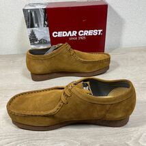  1円スタート売切り 新品未使用 CEDAR CREST セダークレスト ワラビー ブーツ ブラウン 28cm クレープソール 天然皮革 完売品_画像4