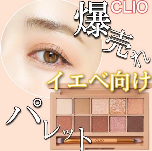 【新品未使用】CLIO プロアイパレット 2号 ブラウンシュー 0.6g × 10色　定価¥3,740