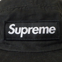 ★ Supreme シュプリーム Military Camp Cap ミリタリー キャンプキャップ キャップ box logo ボックスロゴ (ブラック黒)GGDH_画像4