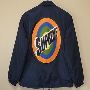 ★ 16SS Supreme シュプリーム Spin Coaches Jacket スピン コーチジャケット ジャケット ターゲット (ネイビー紺S)GDSM