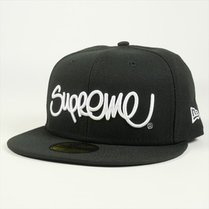 ★ 22SS Supreme シュプリーム Handstyle New Era Cap ハンドスタイル ニューエラ キャップ (ブラック黒57.7)GDDG