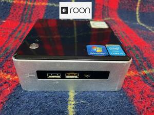 Roonサーバ /Roon Core/ Roon ROCK (Roon Optimized Core Kit) / NUC5i5RYH　静音PC メモリ4GB SSD 500GB(2.5inc)　/ Nucleus