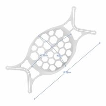 マスクブラケット 10枚セット 3D立体構造 汎用 マスクインナーフレーム 化粧崩れ防止 息苦しさ解消 水洗い可能 MSKBRCK10S_画像8