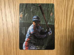 カルビー：’７6プロ野球カード／ドラゴンズ／谷沢健一 - Y