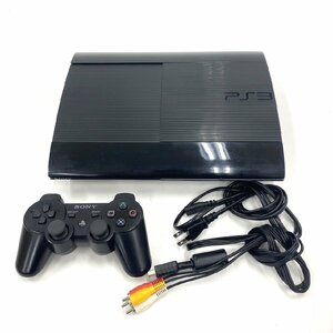 1円スタート SONY ソニー PlayStation3 PS3 CECH-4300C 本体 500GB ゲーム機 チャコールブラック コントローラー 箱付き 動作未確認