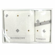 １円スタート タオル 2点セット CELINE セリーヌ GIVENCHY ジバンシー タオルセット フェイスタオル ゲストタオル ハーフケット 綿100%_画像2