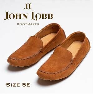 John Lobb ドライビングシューズ サイズ5E モカシン ローファー 革靴 ジョンロブ TOD'S トッズ GUCCI グッチ LOUIS VUITTON お探しの方も