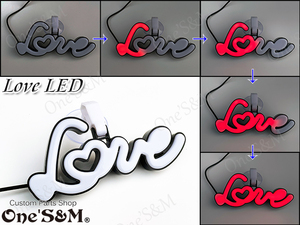 P3-6RD LED ラブ灯 LOVE灯 赤発光 マーク2 クレスタ チェイサー GX61 GX71 GX81 ソアラ GZ10 GZ20 クラウン セドリック グロリア セリカ