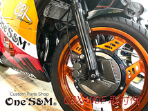 C1-22BKB 85cm メッシュ ブレーキホース ブラックメッシュ　MT-25 MT-03 MT-07 MT-09 MT-10 XJR1200/R XJR1300/R YBR125/SP YBR250 汎用_画像9