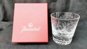 T1423 未使用品 BACCARAT バカラ ロックグラス クリスタル パルメ オールドファッション クリスタルガラス タンブラー 箱あり