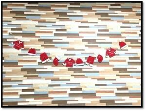 W147 定価￥972 ガーランド クリスマス 壁飾り ホームパーティー 可愛い フェルト 人気 インテリア Xmas Christmas オーナメント セール