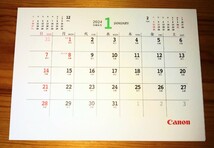 Canon 2024年 卓上カレンダー キャノン キヤノン スケジュール　ダイアリー　シンプル　書き込み_画像2