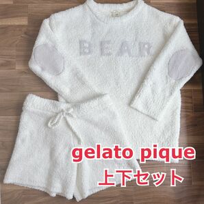 【即日発送】 ジェラピケ スフレプルオーバー＆ショートパンツセット BEAR