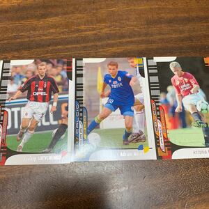 PANINI Calcio 2002　シェフチェンコ　ムトゥ　カッサーノ　3枚セット