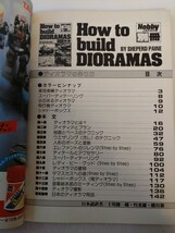 ディオラマの作り方　How to build DIORAMAS シェパード・ペイン　ホビージャパン　昭和56年10月号別冊 _画像2