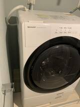 美品/シャープ ドラム式洗濯乾燥機 ES-S7F-WL 2021年製 洗濯7kg 乾燥3.5kg 左開き プラズマクラスター SHARP 家電_画像10
