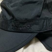 Marmot! マーモット! BCワークキャップ! TOAQJC40! フリース・耳あて付き! ドローコード! ブラック! ポリエステル! SIZE L! _画像3