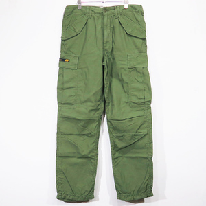 WTAPS ダブルタップス 15SS CARGO TROUSERS/TROUSERS.COTTON.SATIN 151GWDT-PTM14 カーゴ トラウザーズ オリーブドラブ パンツ dez