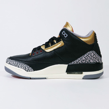 NIKE ナイキ WMNS AIR JORDAN 3 CK9246 067 ウィメンズ エア ジョーダン 3 ブラック ゴールド スニーカー バッシュ dez_画像5