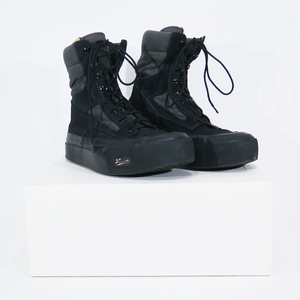 Visvim Biz BIM противоречий отдел Tesota '91 -folk Control de Dett 91 Volk Lace -Up Boots Black Shoes dez
