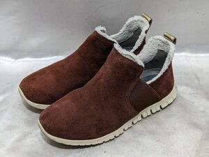 COLE HAAN コールハーン ZEROGRAND ボア スリッポンブーツ サイズ：5.5 カラー：ブラウン