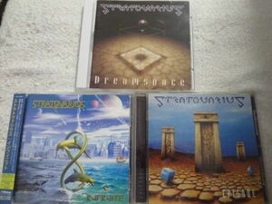 STRATOVARIUSストラトヴァリウス オリジナルアルバムCD3枚セット「DREAMSPACE」「INFINITE」「EPISODE」