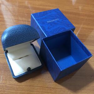 〈送料無料〉ミキモト ギフトボックス 空き箱 空箱 リング用 指輪用 アクセサリーボックス ジュエリーケース 化粧箱