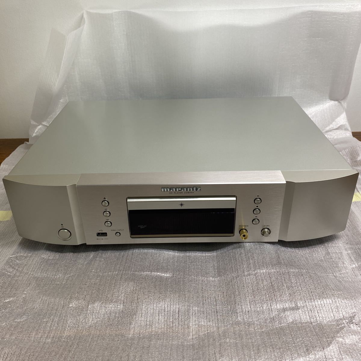 アナログレコード音質】 marantz CDプレーヤー CD6007 高音質化改良品 