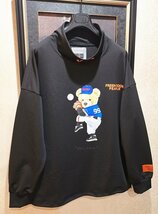 高級ポルトガル製※定価5万◆イタリア・ミラノ発*BOLINI＆NASA*コラボ*高級セレブdesigner*カッコイイ野球クマ*トレーナー・46/M黒_画像6