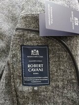 逸品*定価24万◆イタリア*ローマ発*ROBERT CAVANI/ロベルトカバーニ*最高峰・両面カシミア100％・チェスターコート*46/M・灰_画像3