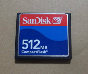 SanDisk コンパクトフラッシュ　512MB