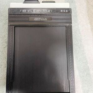 FILM HOLDER FIDELITY 4x5 フィルムホルダー FIDELITY Elite 30点まとめ ケース付 新品引きぷた4枚付の画像2