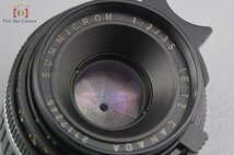 Leica ライカ SUMMICRON 35mm f/2 第2世代 ライカMマウント カナダ製【オークション開催中】_画像2