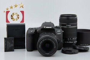 Canon キヤノン EOS 9000D + EF-S 18-55mm f/3.5-5.6 IS STM + EF-S 55-250mm f/4-5.6 IS II【オークション開催中】