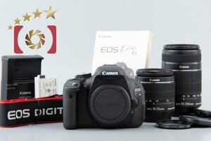 【中古】Canon キヤノン EOS Kiss X5 ダブルズームレンズキット シャッター回数僅少