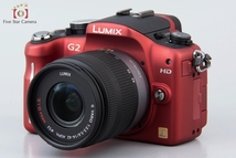 【中古】Panasonic パナソニック LUMIX DMC-G2 レンズキット コンフォートレッド_画像2