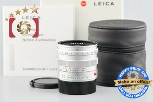 Leica ライカ SUMMILUX-M 50mm f/1.4 E46 クローム 第3世代 2022.11月 オーバーホール済み 元箱付き【オークション開催中】