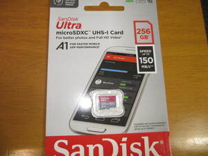 マイクロＳＤカード　２５６ＧＢ　Sandisk ultra micro SDXC