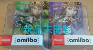 Nintendo Switch ゼルダの伝説 大乱闘スマッシュブラザーズ amiibo リンク ゼルダ 新品未開封