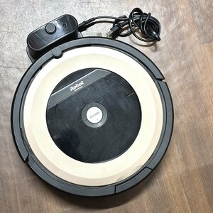 【41】1円～ i Robot アイロボット Roomba ルンバ ロボット掃除機 ルームクリーナー 掃除 清掃 ブラック/ゴールド 充電ポート付き 現状品