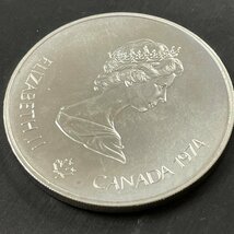 【80】1円～カナダモントリオール5ドル銀貨【 1976年 銀貨 】1976年 カナダ エリザベス女王 モントリオールオリンピック 収集家放出品 8080_画像3