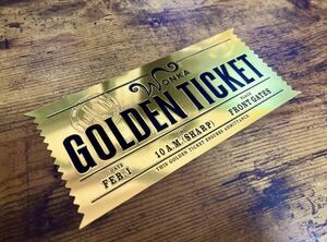  Charlie . chocolate factory Golden ticket movie Willie wonka