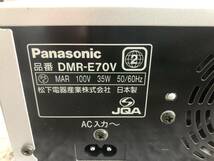 簡易動作確認済み 難あり N-4225 リモコン付き ■Panasonic パナソニック DMR-E70V EUR7906KCO VHSビデオデッキ 一体型 DVDレコーダー_画像9