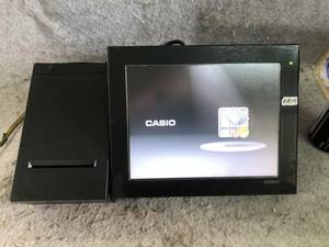 N-4412 CASIO/カシオ VX-100-KZ 電子レジスター レジ タッチパネル 10.4型 Android対応 軽減税率対応 通電確認のみ